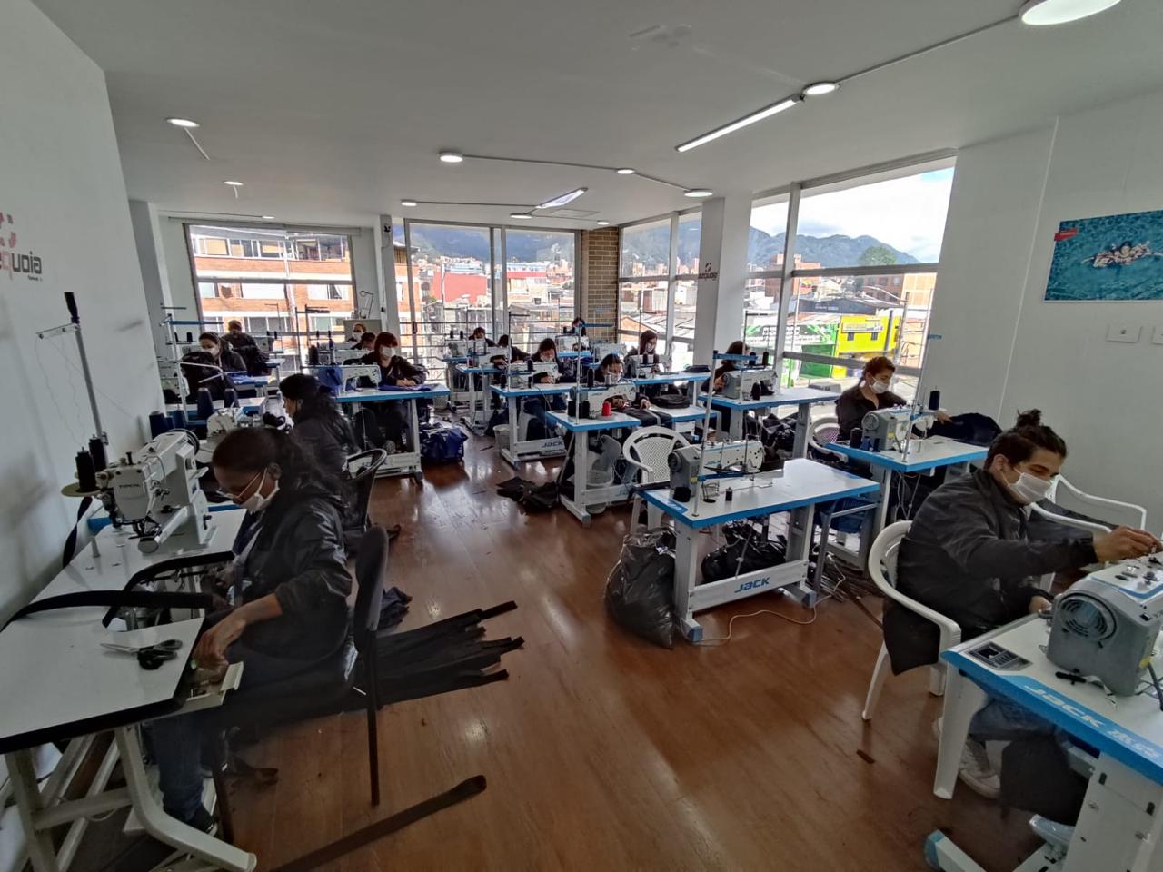 Taller de confección Sequoia Speed en Bogotá