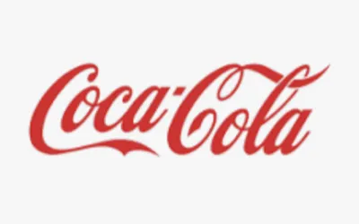 Logo de Coca-Cola, cliente de Sequoia Speed en trajes antifricción para motociclistas