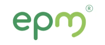 Logo de EPM, cliente de Sequoia Speed en trajes antifricción para motociclistas